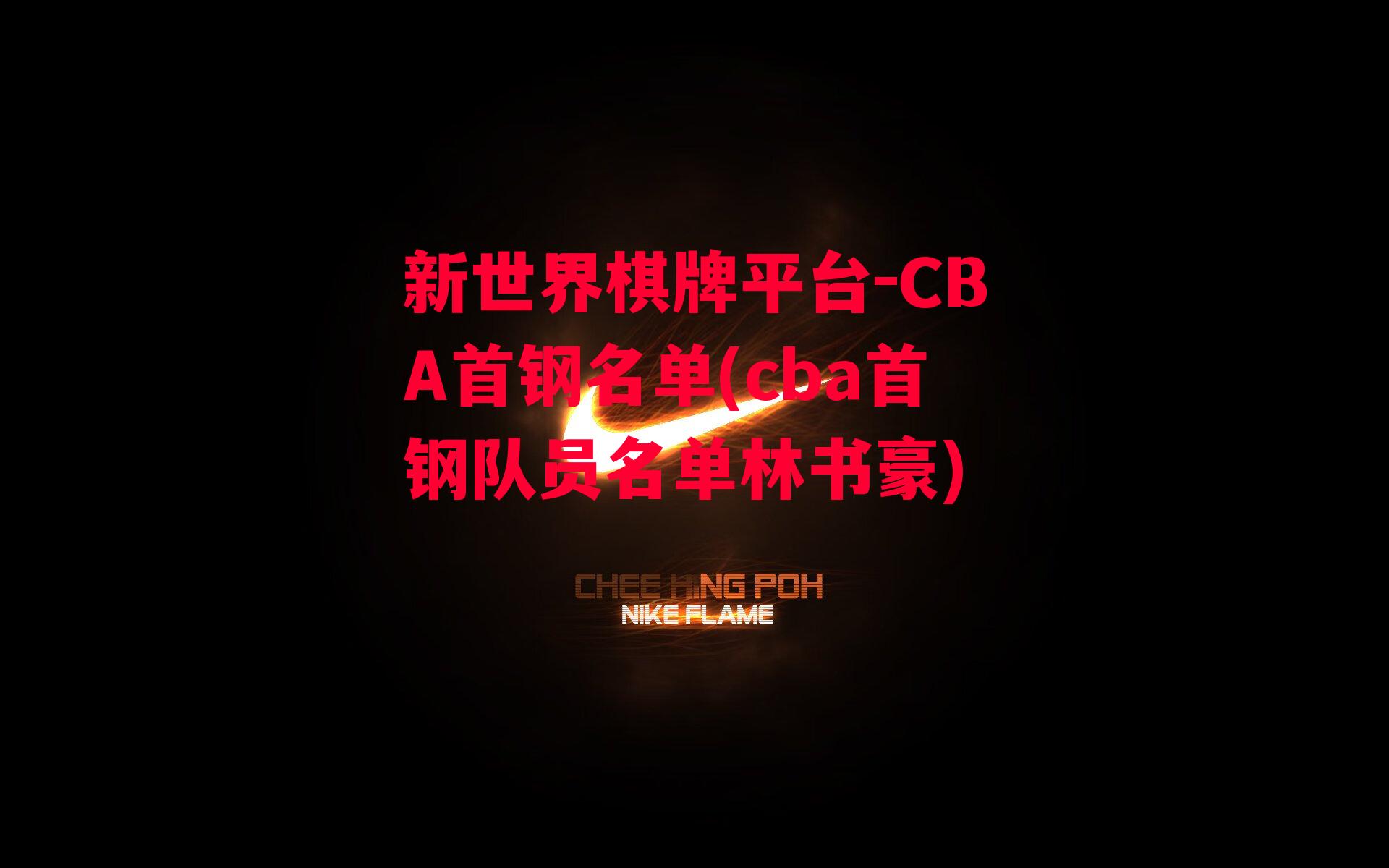 CBA首钢名单(cba首钢队员名单林书豪)